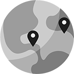 Globe icon representing worldwide toll-free number coverage